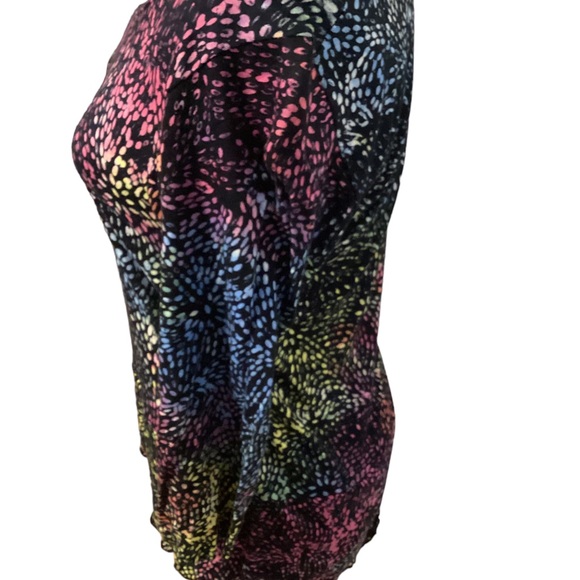 Bali Batiks multicolored tiered top size small - Picture 4 of 10